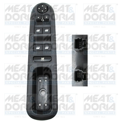 Switch, window regulator